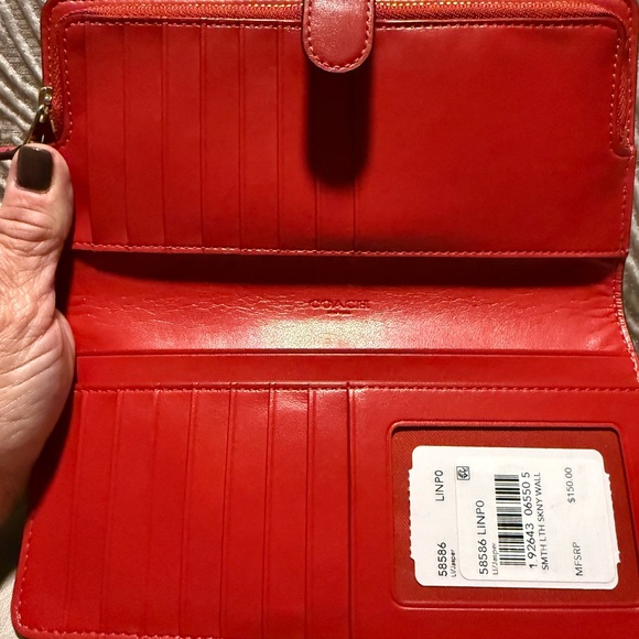 Coach Smooth Skinny Leather Wallet - Picture 7 of 9